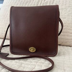 Coach Brown Leather Crossbody Bag